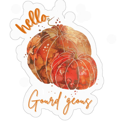 Hello Gourd'geous Sticker