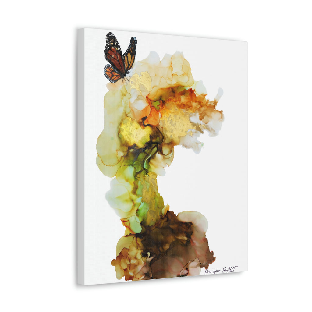 Lady Butterfly Tree Canvas 16x20in