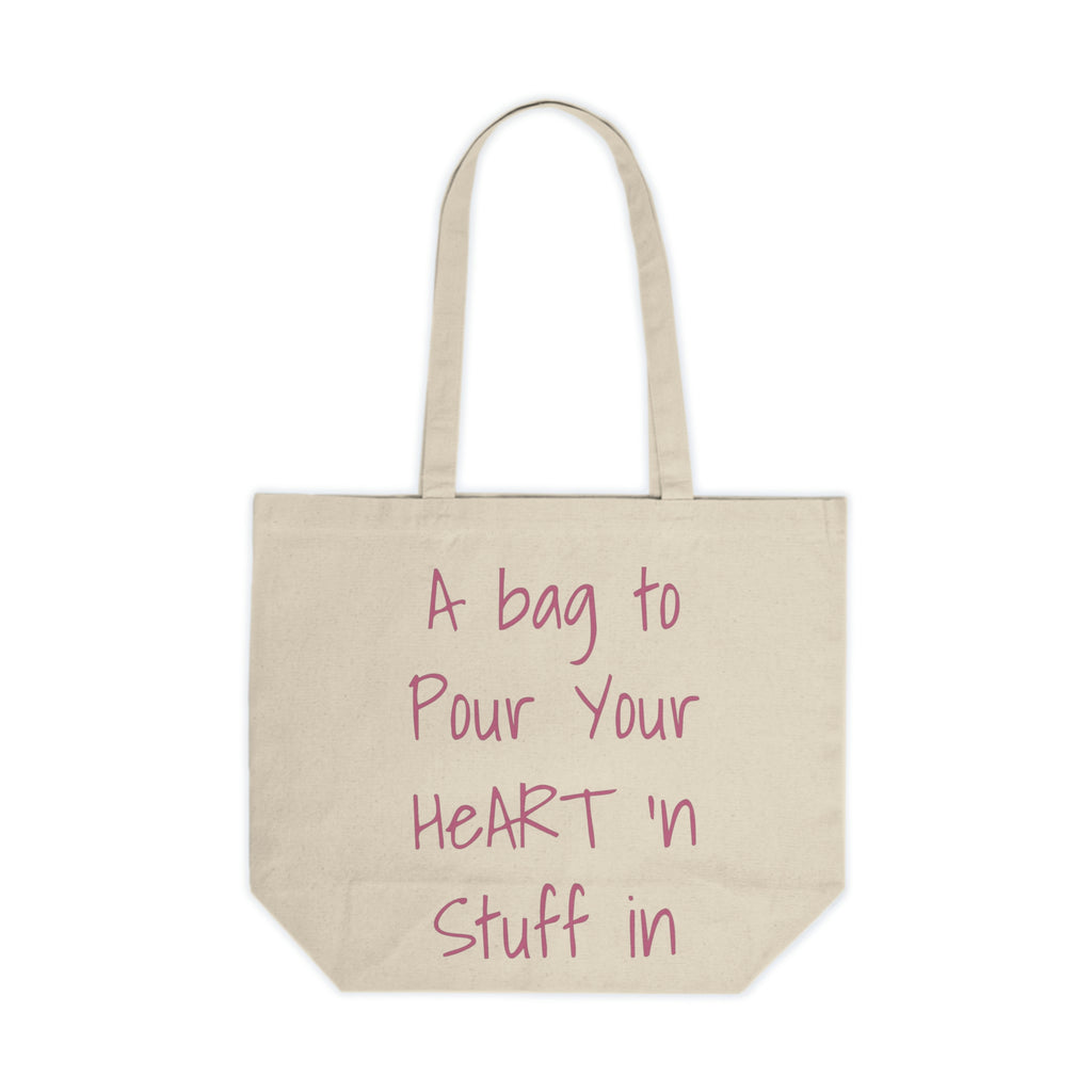 Canvas Shopping Tote