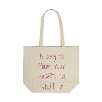 Canvas Shopping Tote